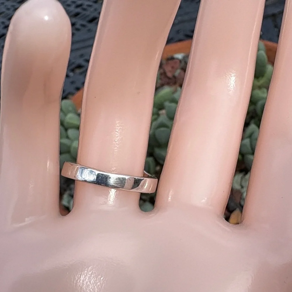 Genuine 6.40 ct Pale Lavender Amethyst Pear Cut Ring Size 7 Sterling Silver - Picture 4 of 8